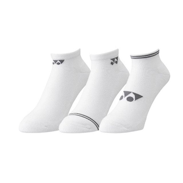 Yonex Low-Cut Socks 19218 3P White